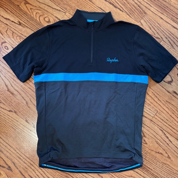 Rapha Club Merino Blend Short Sleeve Team Sky Men's Cycling Jersey XL - Picture 1 of 4